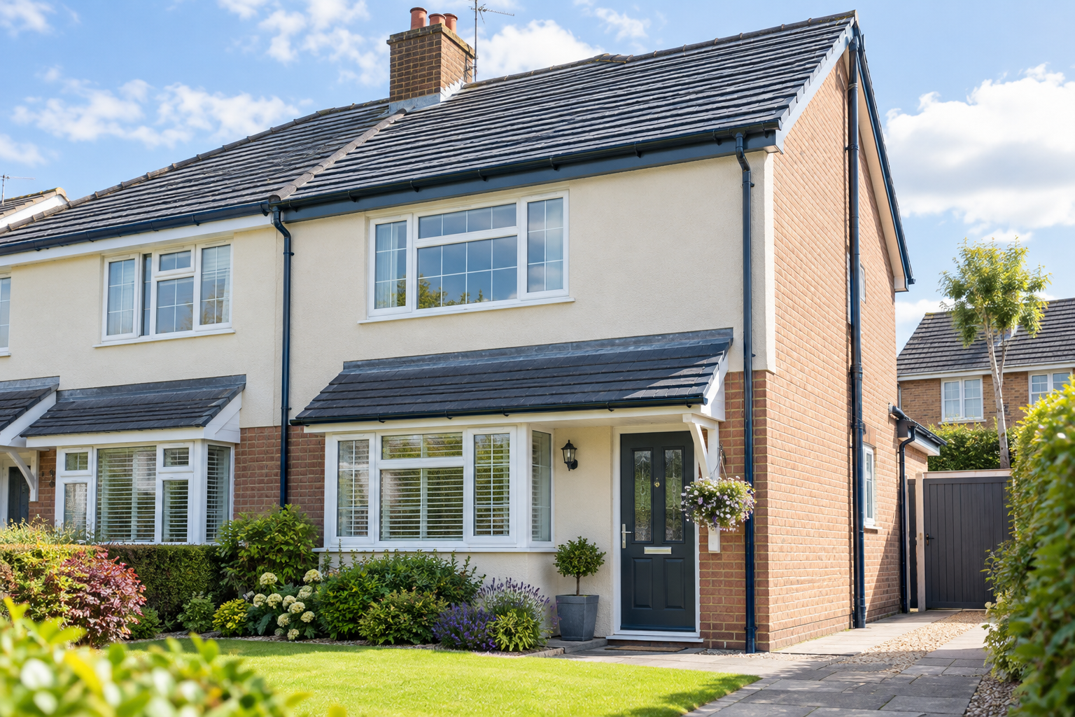 Gutters on a UK home