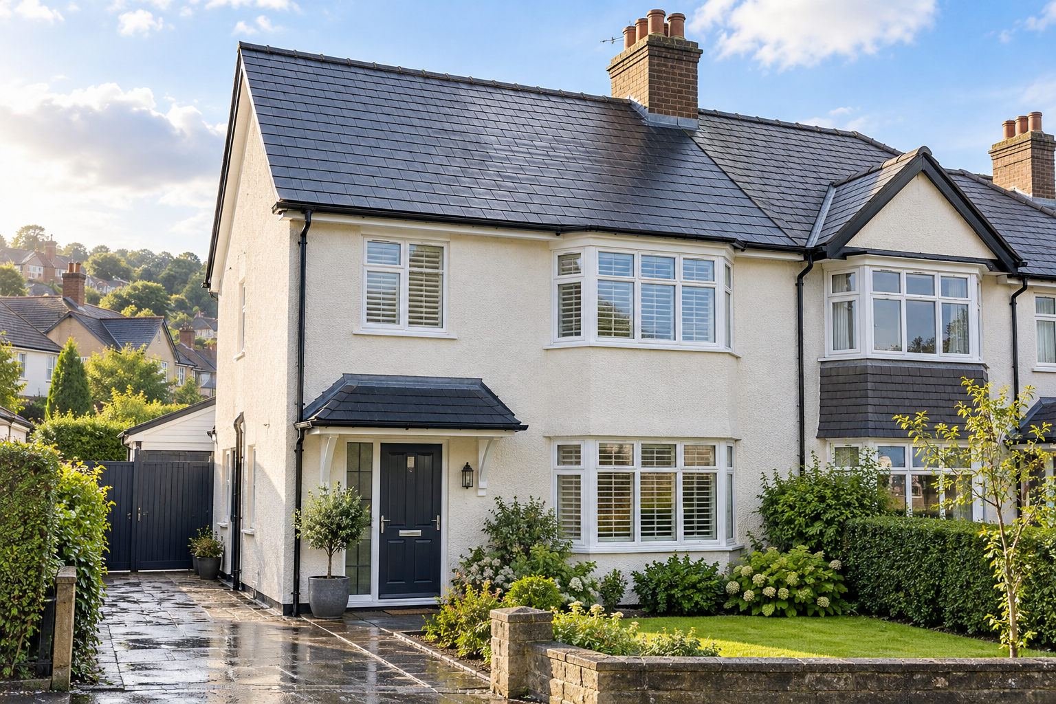 Roofing on a UK home